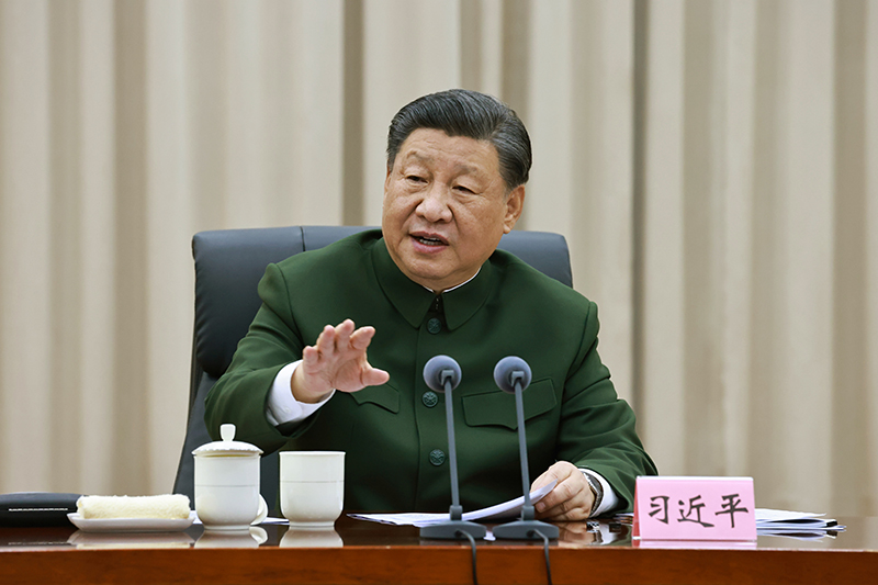 11月29日，中共中央總書記、國家主席、中央軍委主席習(xí)近平到武警海警總隊(duì)東海海區(qū)指揮部視察。這是習(xí)近平發(fā)表重要講話。